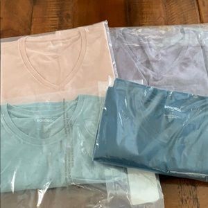 4 Bonobos Yarn Spun Tees (Brand New)